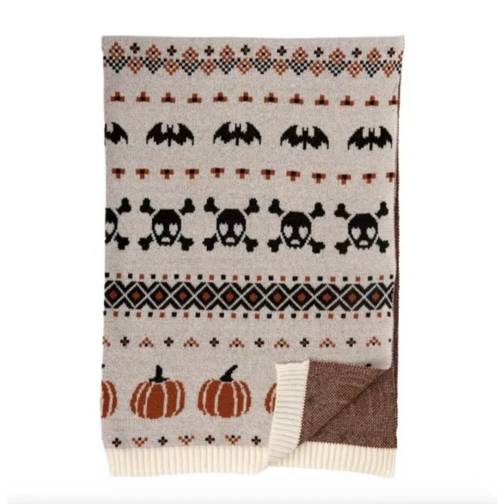 Halloween Icon Sweater Knit Throw
